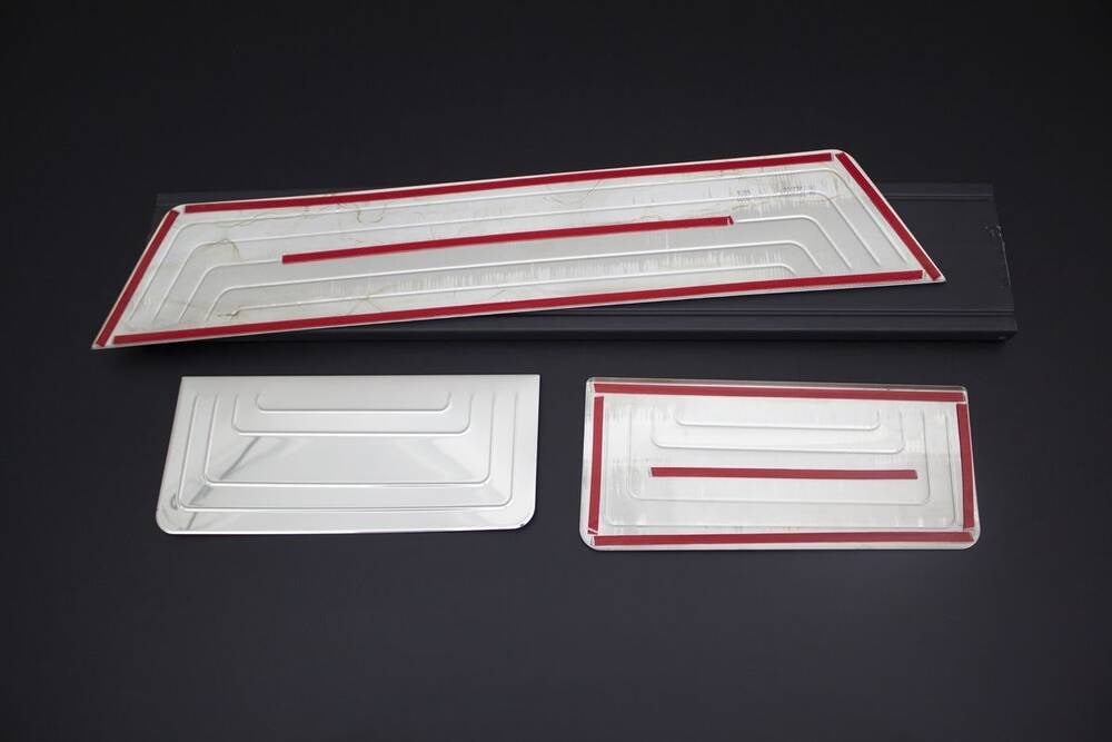 VW T6.1 Caravelle Krom Kapı Eşiği 3 Parça 2020 ve Sonrası