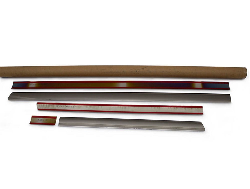 VW T6.1 Caravelle Siyah Krom Yan Kapı Çıtası Tek Sürgü 5 Parça Uzun Şase 2020 ve Sonrası