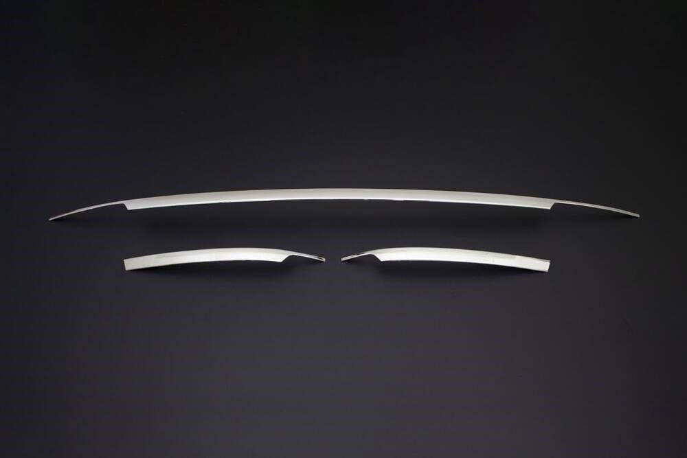 VW Tiguan Krom Arka Tampon Çıtaları 3 Parça 2016-2020 Arası