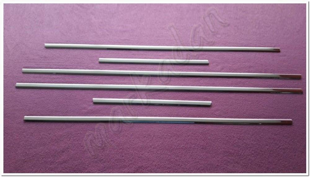 WOC Chrome Bmw X5 Krom Cam Çıtası 1999-2006 6 Parça Paslanmaz Çelik