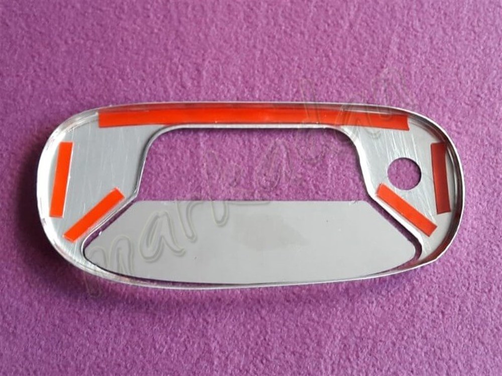 WOC Chrome Fiat Doblo Bagaj Açma 2000-2012 2 Parça Paslanmaz Çelik