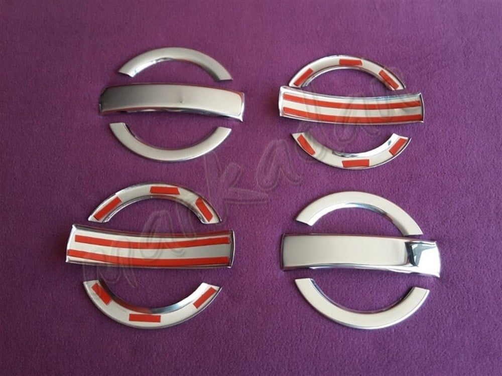 WOC Chrome Fiat Doblo Kapı Kolu 2000-2012 4 Kapı Paslanmaz Çelik