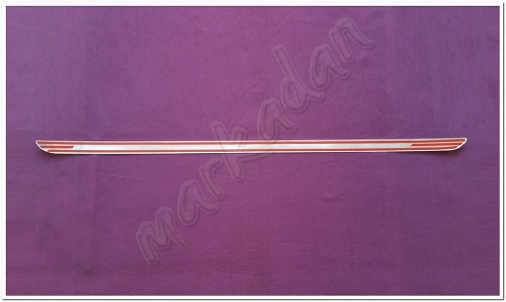 WOC Chrome Fiat Doblo Krom Bagaj Alt Çıta 2010-2014 Paslanmaz Çelik