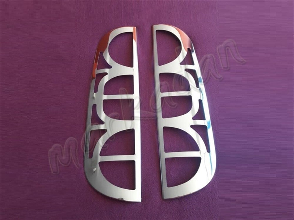 WOC Chrome Fiat Doblo Stop Çerçevesi 2006-2012 2 Parça Paslanmaz Çelik