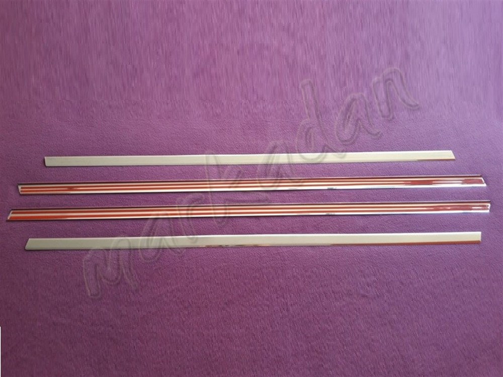 WOC Chrome Fiat Egea Cross Cam Çıtası 2021 Sonrası 4 Parça Paslanmaz Çelik