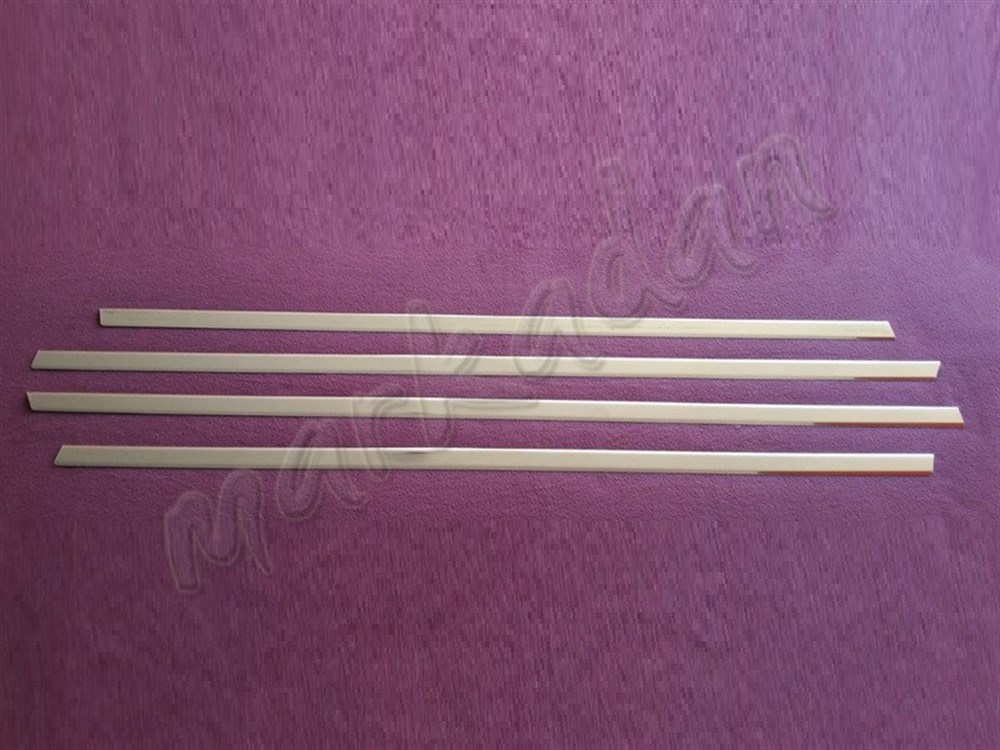 WOC Chrome Fiat Egea Cross Cam Çıtası 2021 Sonrası 4 Parça Paslanmaz Çelik