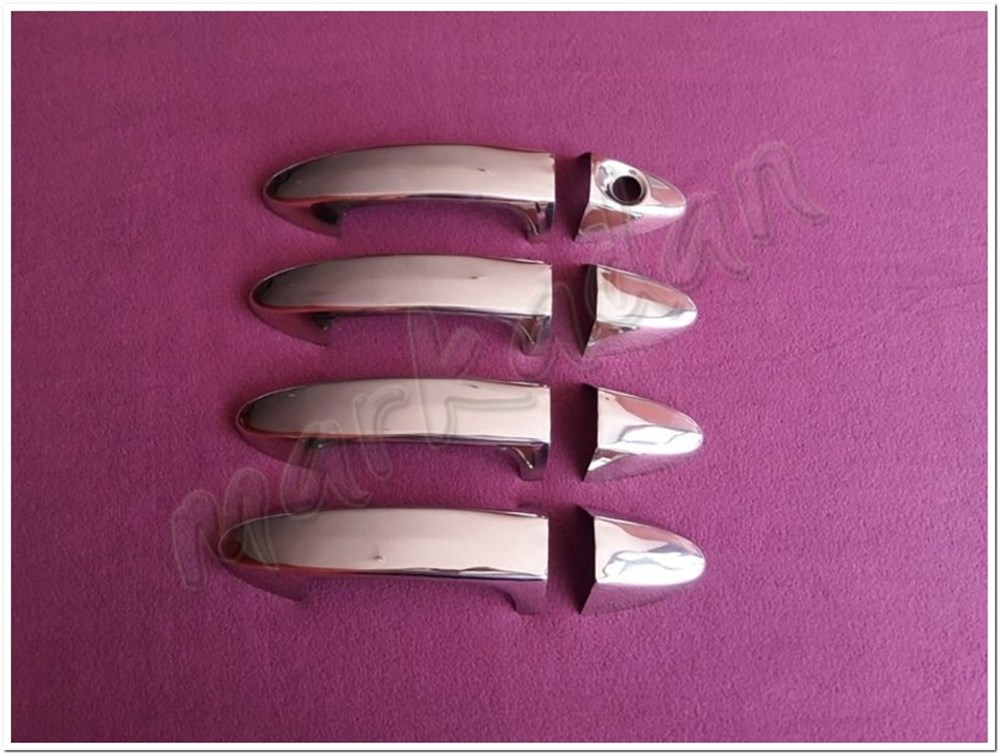 WOC Chrome Ford Fiesta Krom Kapı Kolu 2009-2017 4 Kapı Paslanmaz Çelik