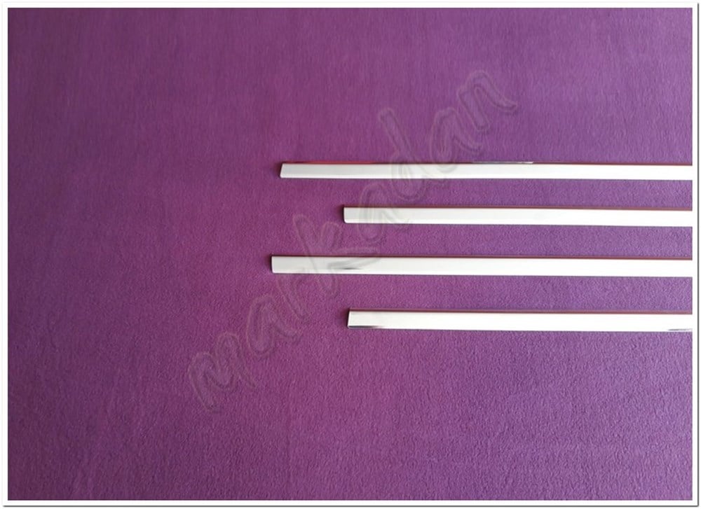 WOC Chrome Ford Focus HB Krom Cam Çıtası 2005-2011 4 Parça Paslanmaz Çelik