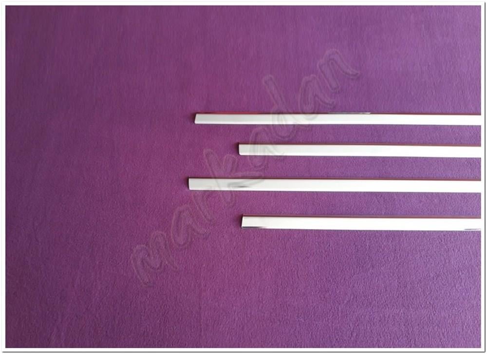 WOC Chrome Ford Focus Sedan Krom Cam Çıtası 2005-2011 4 Parça Paslanmaz Çelik