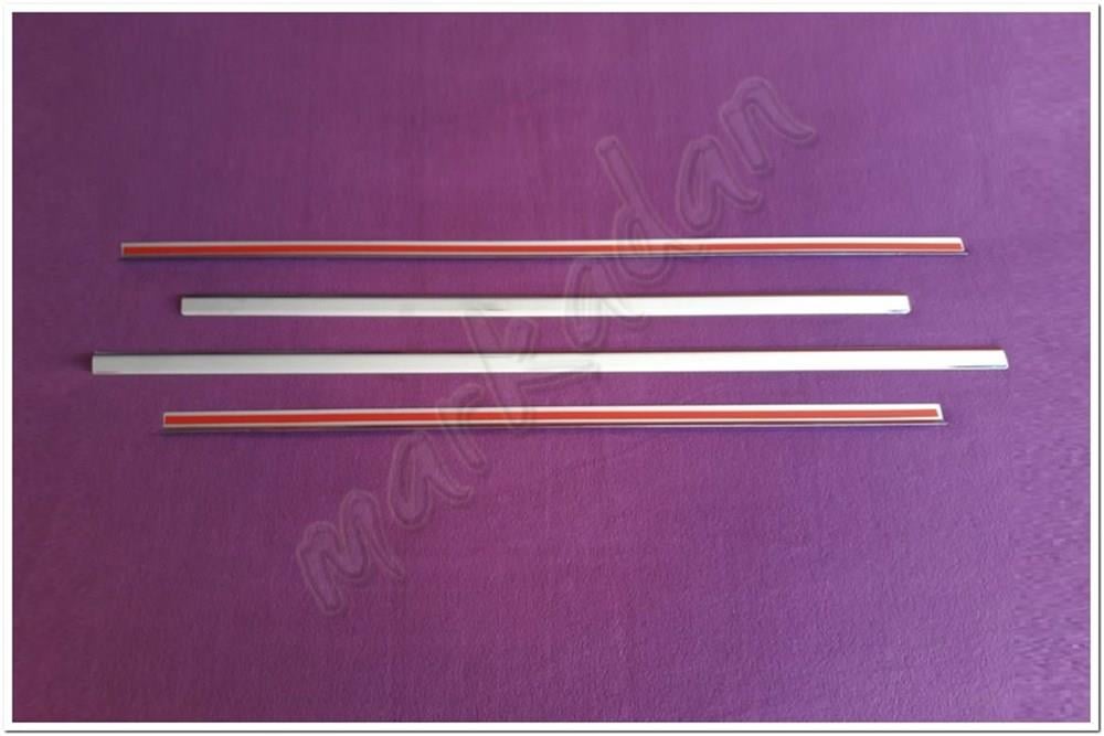 WOC Chrome Ford Focus Sedan Krom Cam Çıtası 2005-2011 4 Parça Paslanmaz Çelik