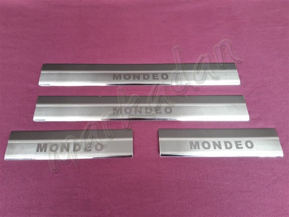 WOC Chrome Ford Mondeo Kapı Eşiği 2000-2007 4 Parça Paslanmaz Çelik