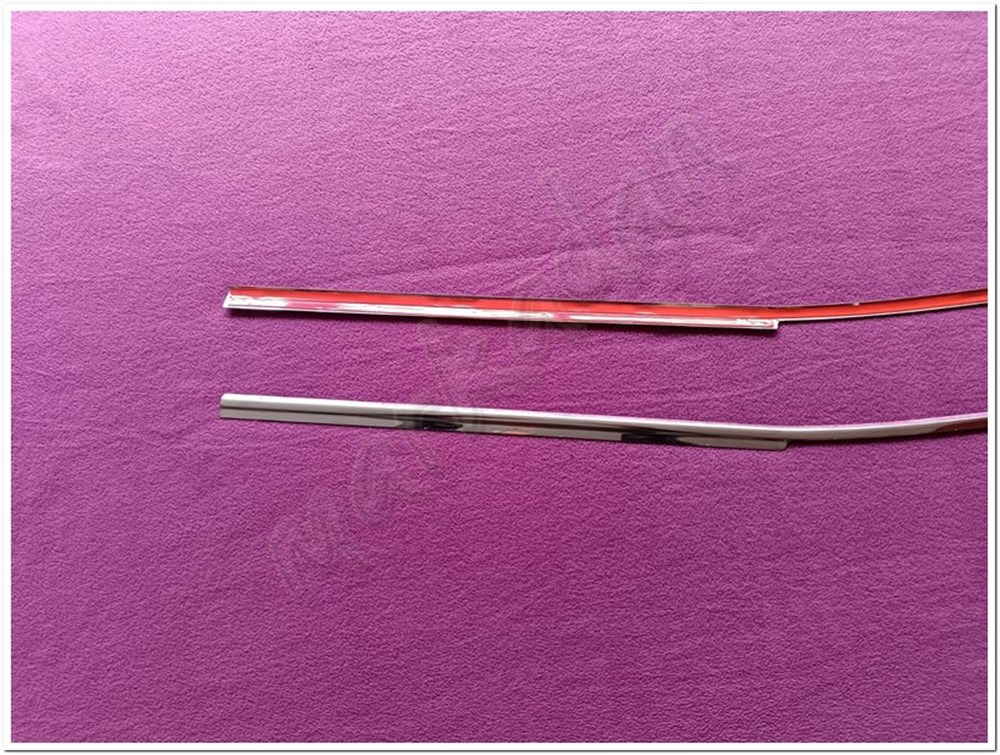 WOC Chrome Ford Tourneo Courier Krom Cam Çıtası 2014 Sonrası 2 Parça Paslanmaz Çelik