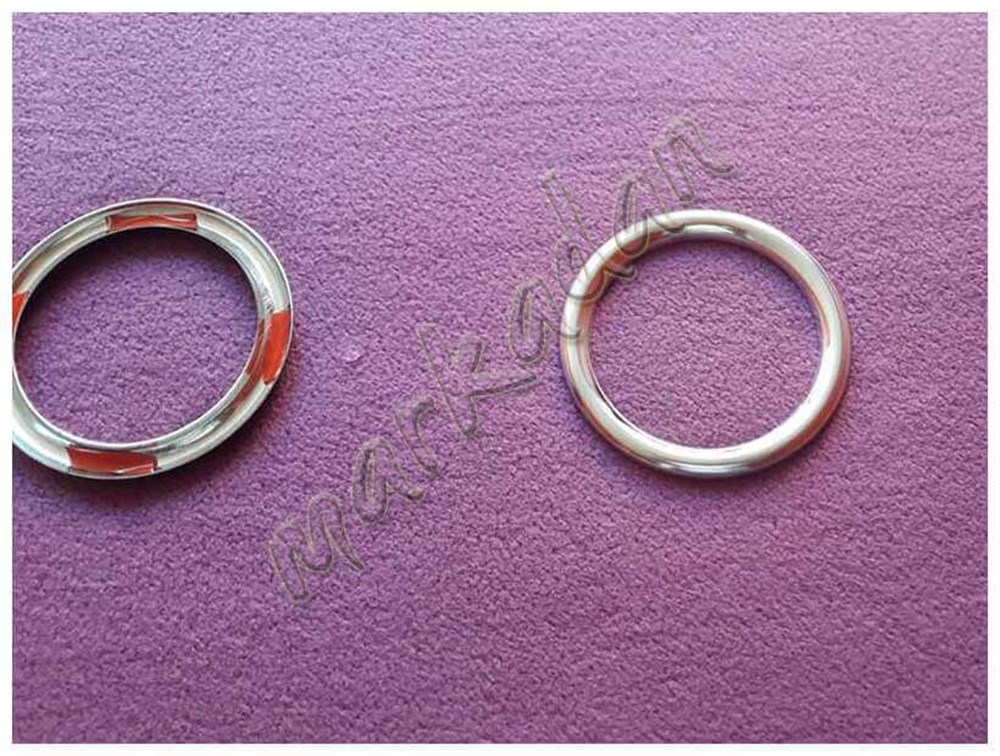 WOC Chrome Ford Tourneo Courier Krom Sis Farı Çerçevesi 2014-2017 2 Parça Paslanmaz Çelik