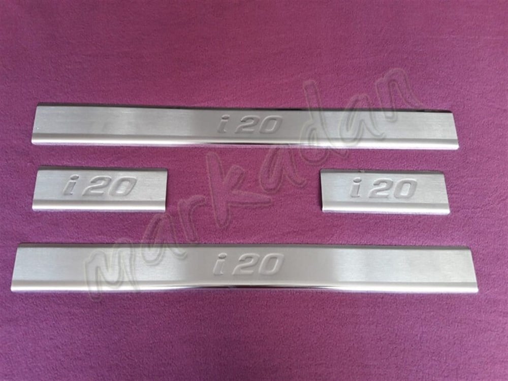 WOC Chrome Hyundai i20 Kapı Eşiği 2014-2020 4 Parça Paslanmaz Çelik