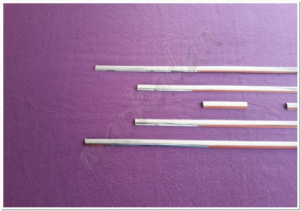 WOC Chrome Hyundai i20 Krom Cam Çıtası 2008-2014 6 Parça Paslanmaz Çelik