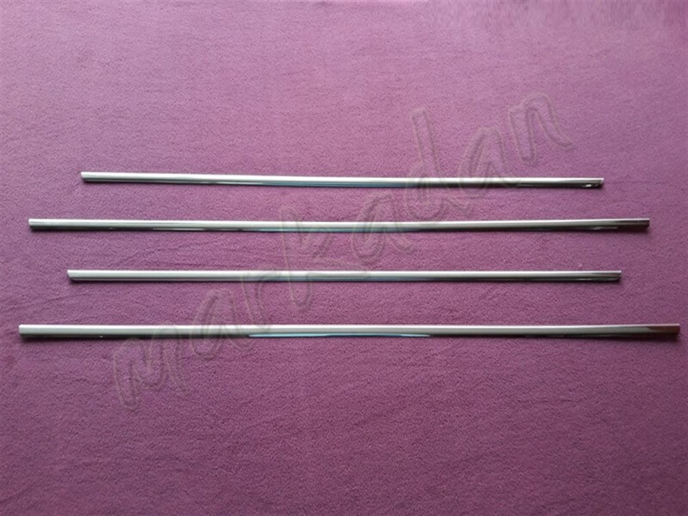 WOC Chrome Mercedes E Klasse W124 Cam Çıtası 1984-1995 4 Parça Paslanmaz Çelik