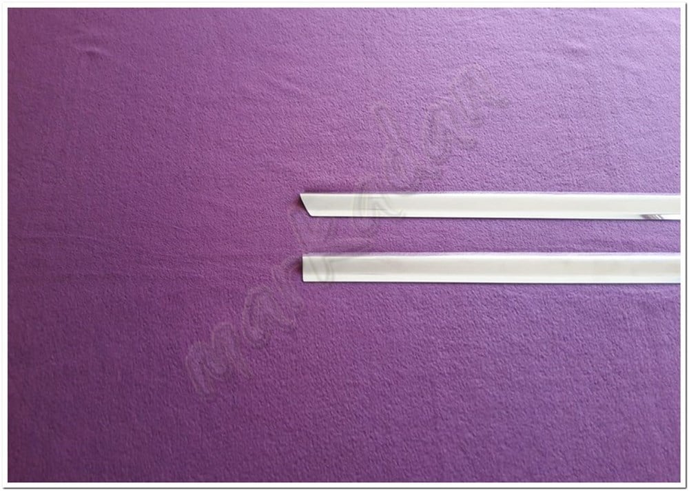 WOC Chrome Mercedes Vito Krom Cam Çıtası 1996-2003 2 Parça Paslanmaz Çelik