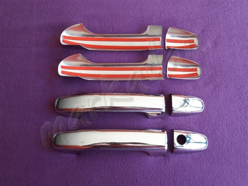 WOC Chrome Mercedes Vito Sensörsüz Kapı Kolu 2014 Sonrasi 4 Kapı Paslanmaz Çelik