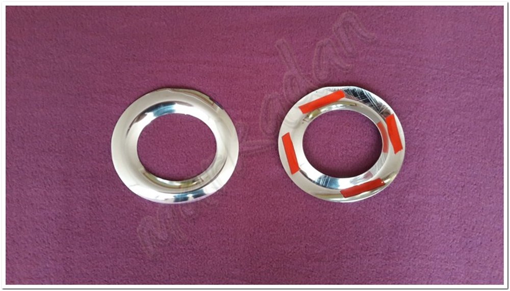 WOC Chrome Mercedes Vito W447 Krom Sis Farı Çerçevesi 2014 Sonrası 2 Parça Paslanmaz Çelik