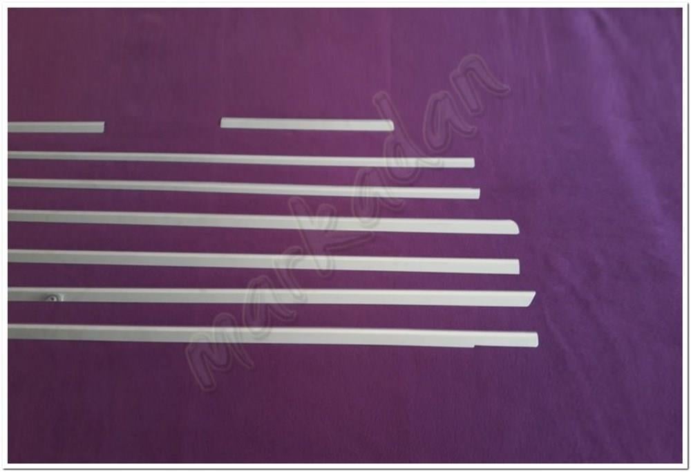 WOC Chrome Mercedes Vito W639 Uzun Şasi Krom Cam Çıtası 2004-2014 8 Parça Paslanmaz Çelik