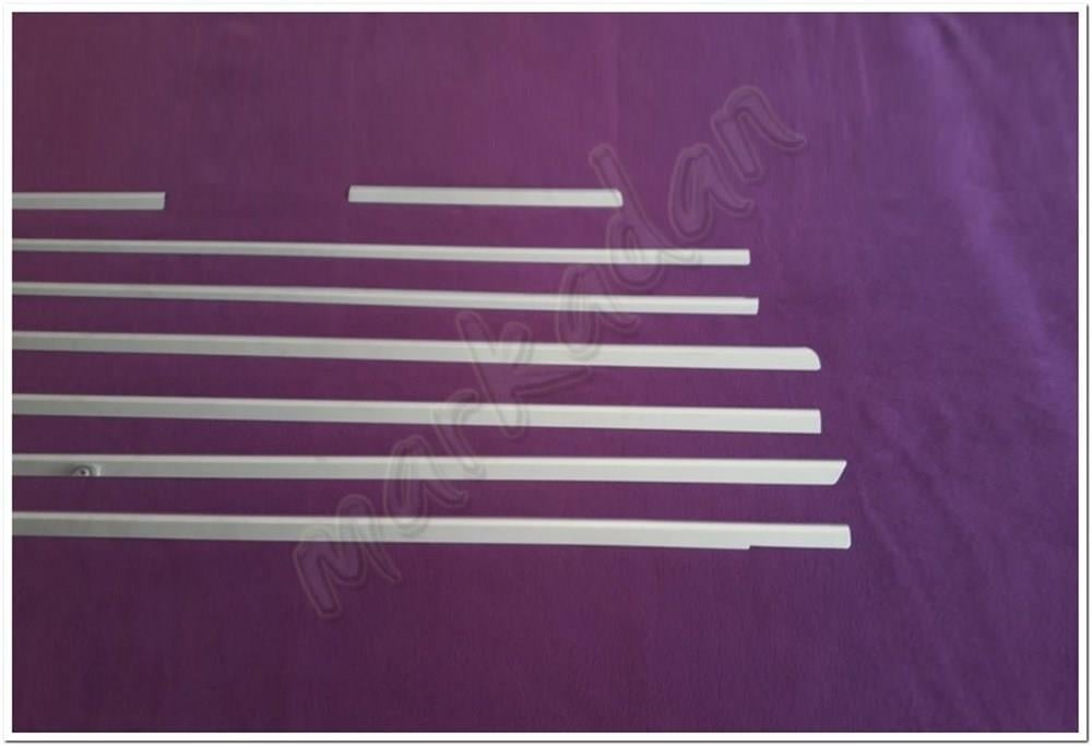 WOC Chrome Mercedes Vito W639 Uzun Şasi Krom Cam Çıtası 2004-2014 8 Parça Paslanmaz Çelik