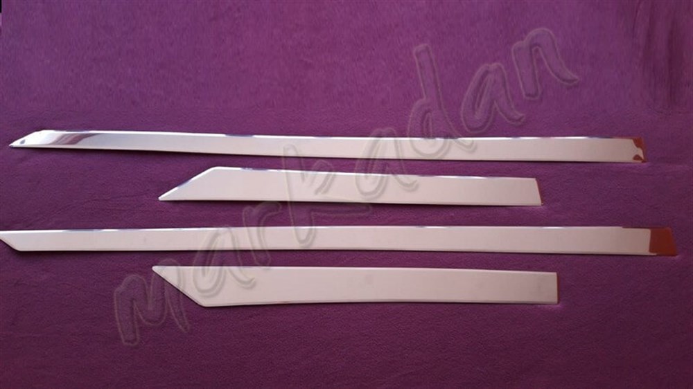 WOC Chrome Nissan Qashqai Yan Kapı Çıtası 2014 Sonrası 4 Parça Paslanmaz Çelik