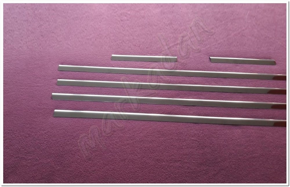 WOC Chrome Nissan X-Trail Krom Cam Çıtası 2007-2013 4 Parça Paslanmaz Çelik