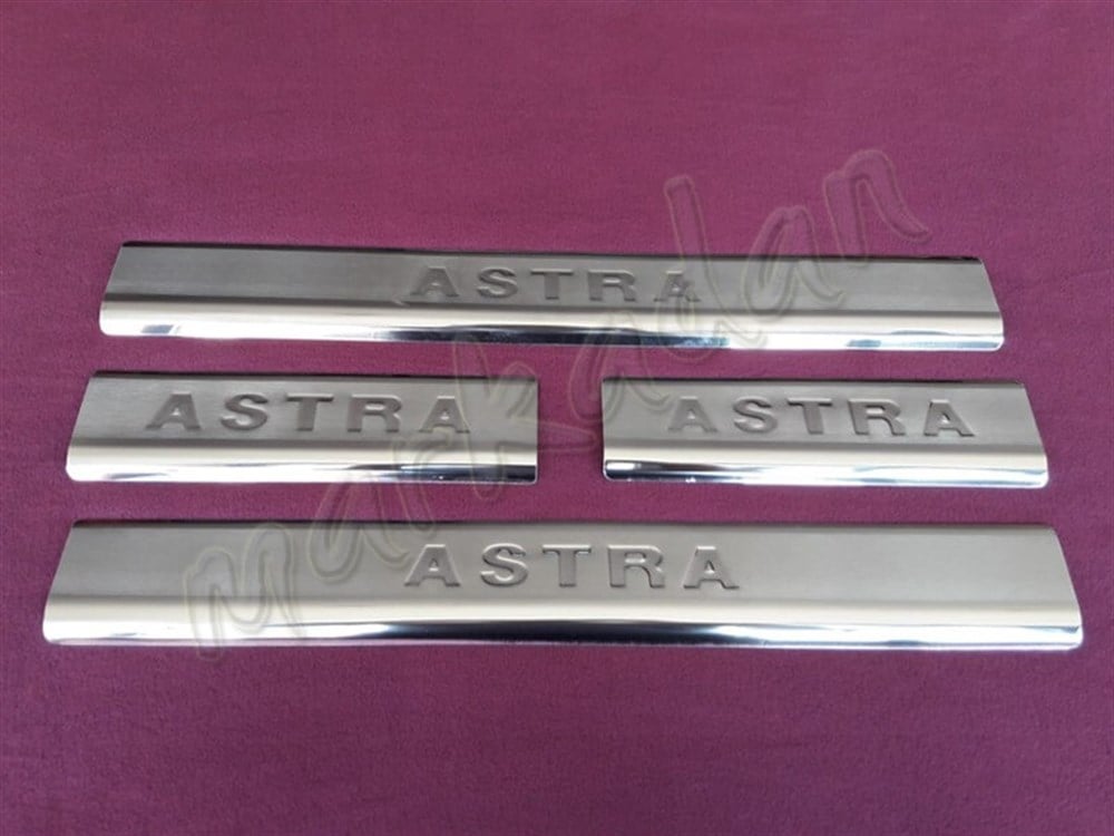 WOC Chrome Opel Astra H Kapı Eşiği 2004-2013 4 Parça Paslanmaz Çelik
