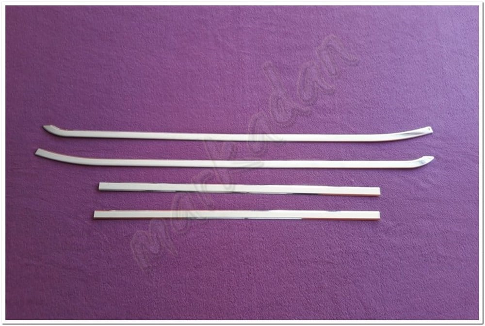 WOC Chrome Opel Combo Krom Cam Çıtası 2012-2018 4 Parça Paslanmaz Çelik