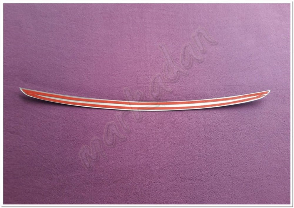 WOC Chrome Opel Corsa D Krom Bagaj Alt Çıta 2006-2015 Paslanmaz Çelik