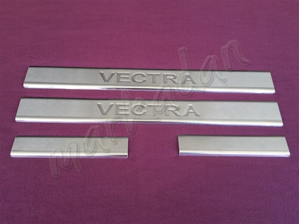 WOC Chrome Opel Vectra C Kapı Eşiği 2002-2009 4 Parça Paslanmaz Çelik