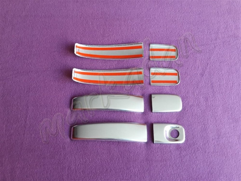 WOC Chrome Opel Vivaro Kapı Kolu 2001-2014 4 Kapı Paslanmaz Çelik