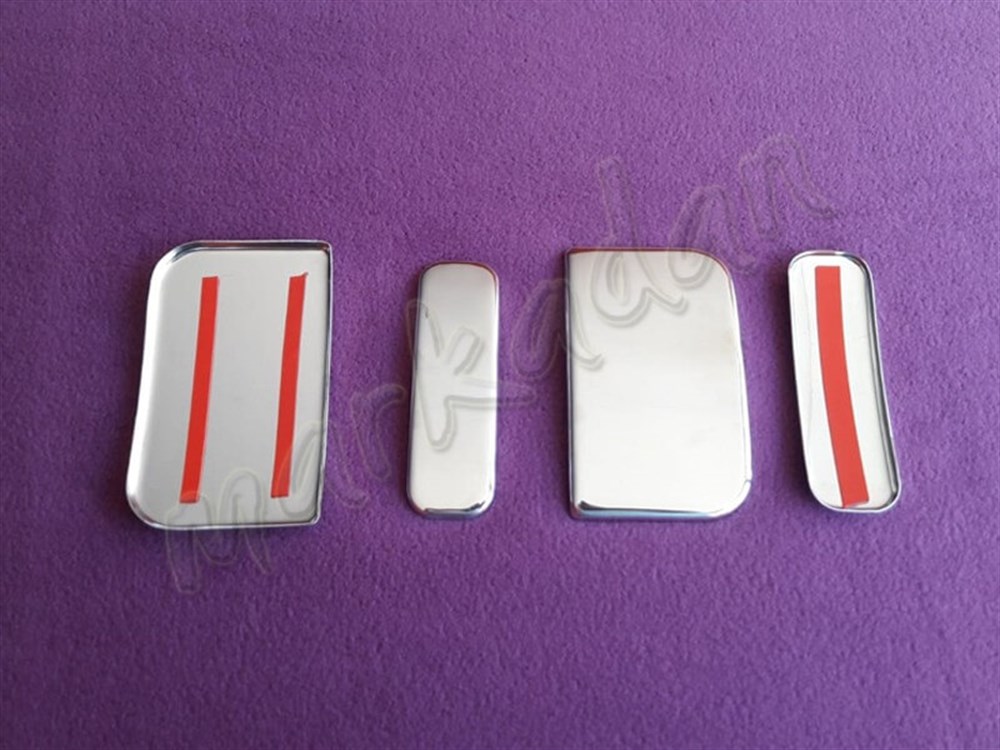 WOC Chrome Peugeot Partner Kapı Kolu 1996-2008 4 Kapı Paslanmaz Çelik