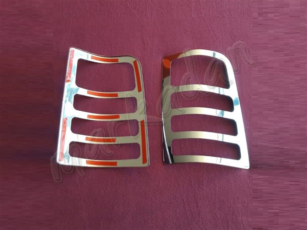 WOC Chrome Peugeot Partner Stop Çerçevesi 1996-2008 2 Parça Paslanmaz Çelik