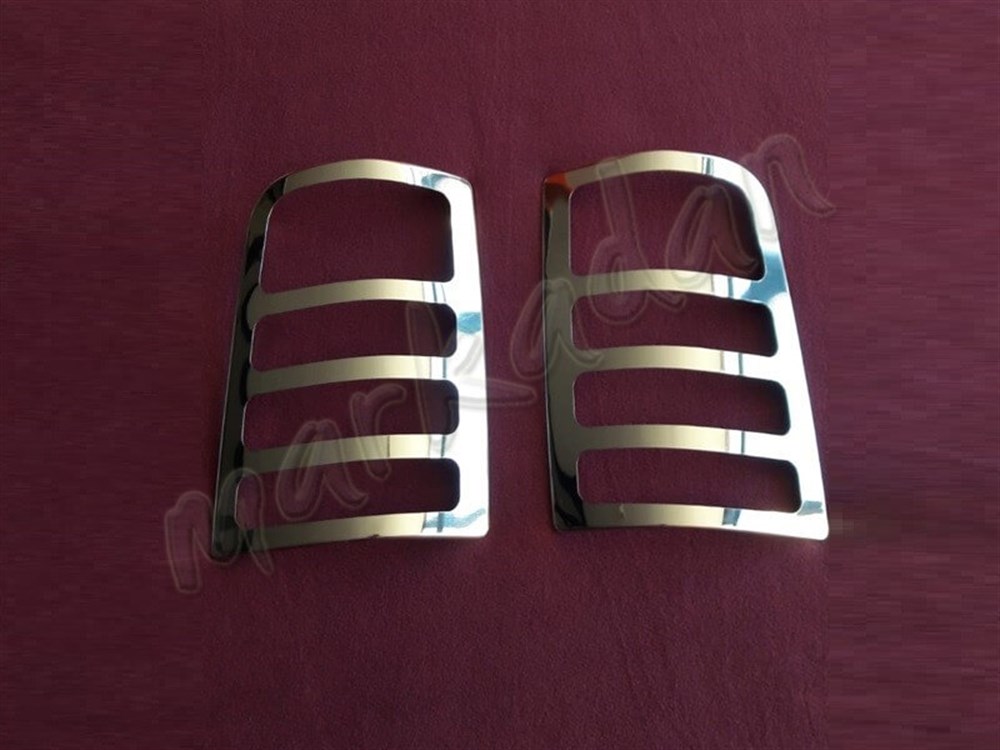 WOC Chrome Peugeot Partner Stop Çerçevesi 1996-2008 2 Parça Paslanmaz Çelik