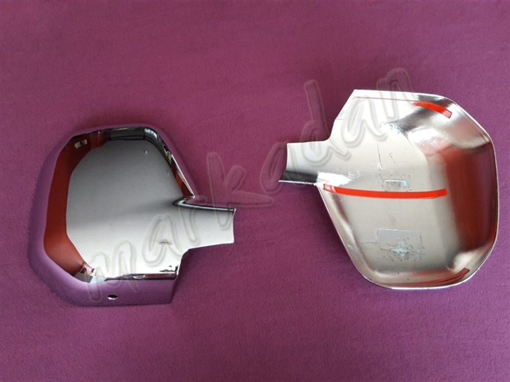 WOC Chrome Peugeot Partner Tepee Ayna Kapağı 2008-2011 2 Parça Abs Krom