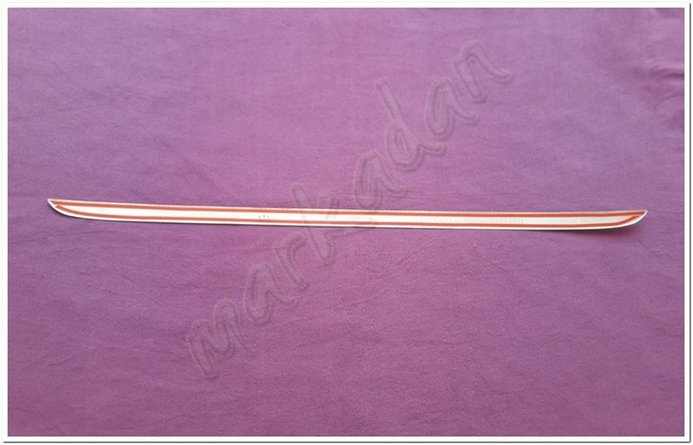 WOC Chrome Renault Clio 4 HB Krom Bagaj Alt Çıta 2012-2020 Paslanmaz Çelik