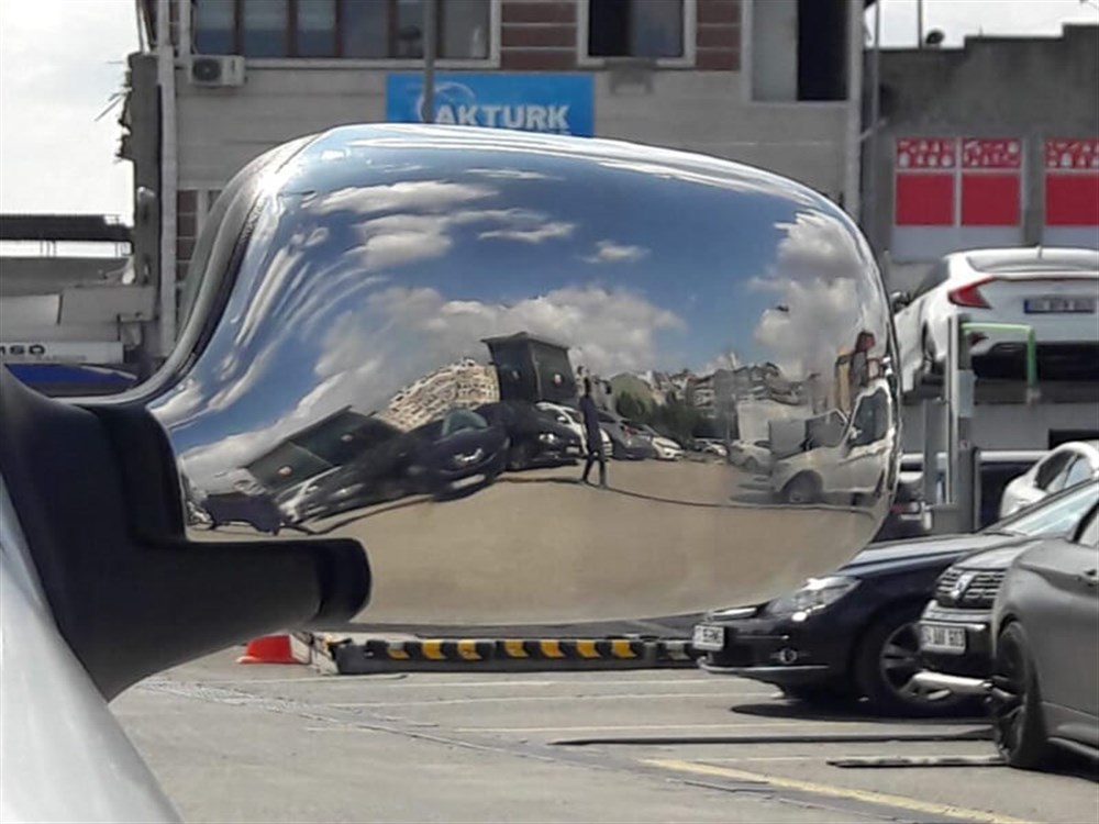 WOC Chrome Renault Kangoo Ayna Kapağı 2002-2007 2 Parça Abs Krom