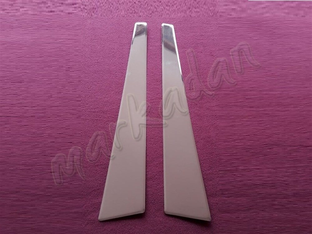 WOC Chrome Renault Megane 2 Kapı Direği 2004-2010 2 Parça Paslanmaz Çelik