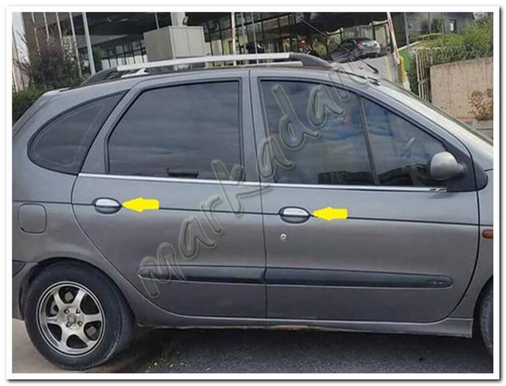 WOC Chrome Renault Scenic Krom Kapı Kolu 1996-2003 4 Kapı Paslanmaz Çelik