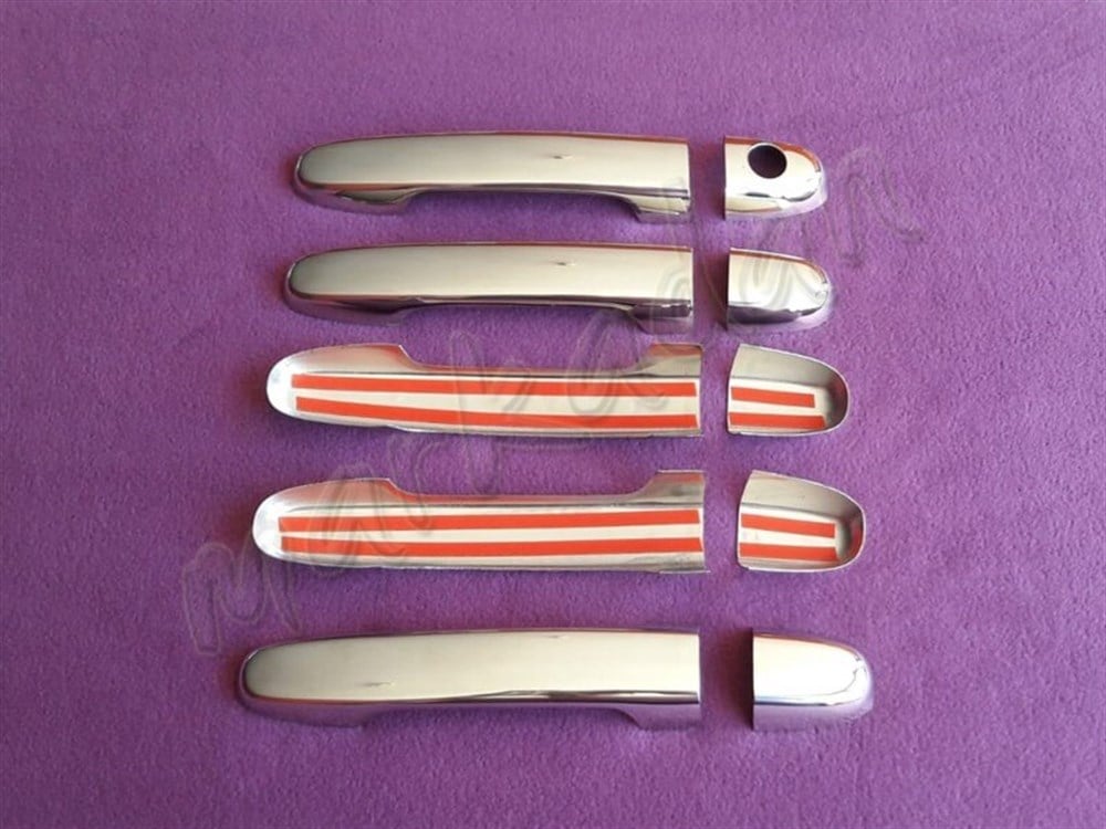 WOC Chrome Toyota Rav 4 Sensörsüz Kapı Kolu 2006-2012 5 Kapı Paslanmaz Çelik