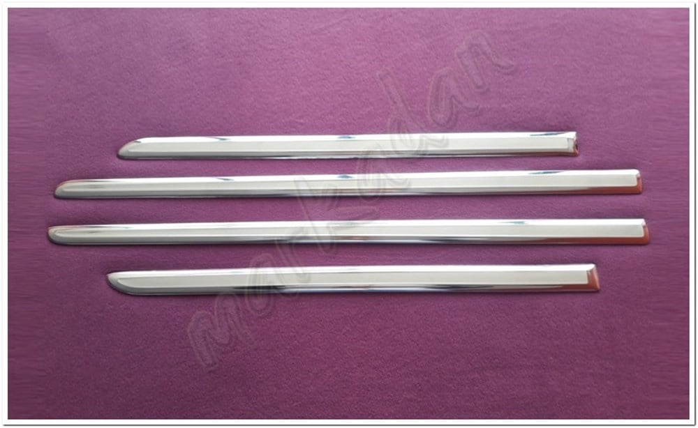 WOC Chrome VW Caddy Krom Yan Kapı Çıtası 2015-2020 4 Parça Paslanmaz Çelik