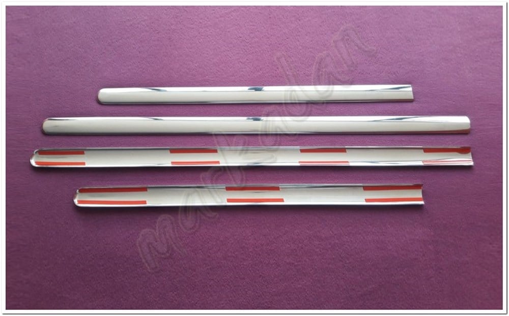WOC Chrome VW Caddy Krom Yan Kapı Çıtası 2004-2014 4 Parça Paslanmaz Çelik