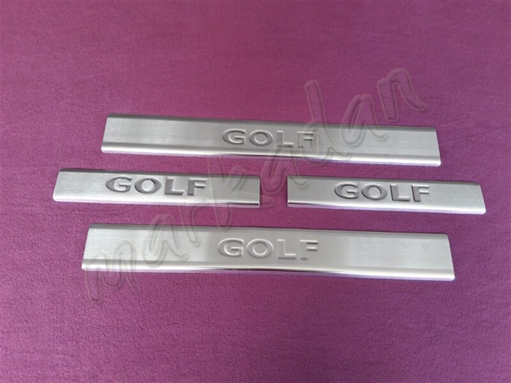 WOC Chrome VW Golf 6 Kapı Eşiği 2009-2012 4 Parça Paslanmaz Çelik