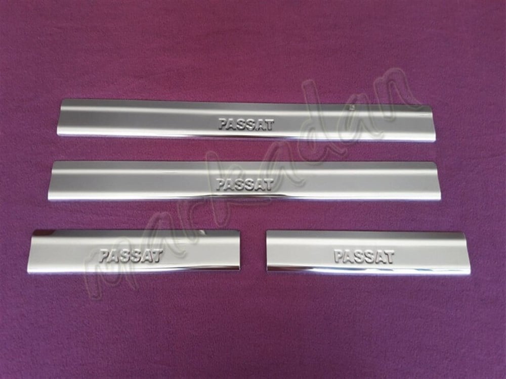 WOC Chrome VW Passat 3C Kapı Eşiği 2005-2015 4 Parça Paslanmaz Çelik