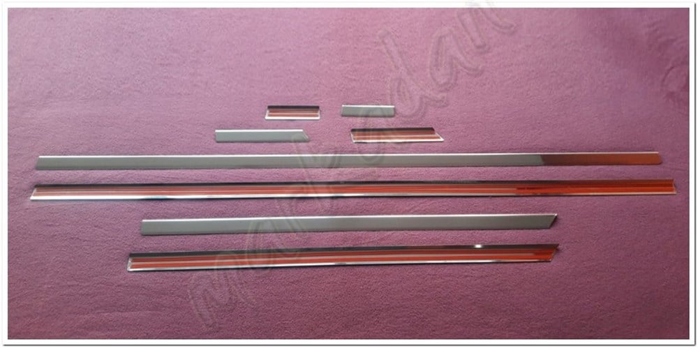 WOC Chrome VW Passat B8 Krom Yan Kapı Çıtası 2015 Sonrası 8 Parça Paslanmaz Çelik