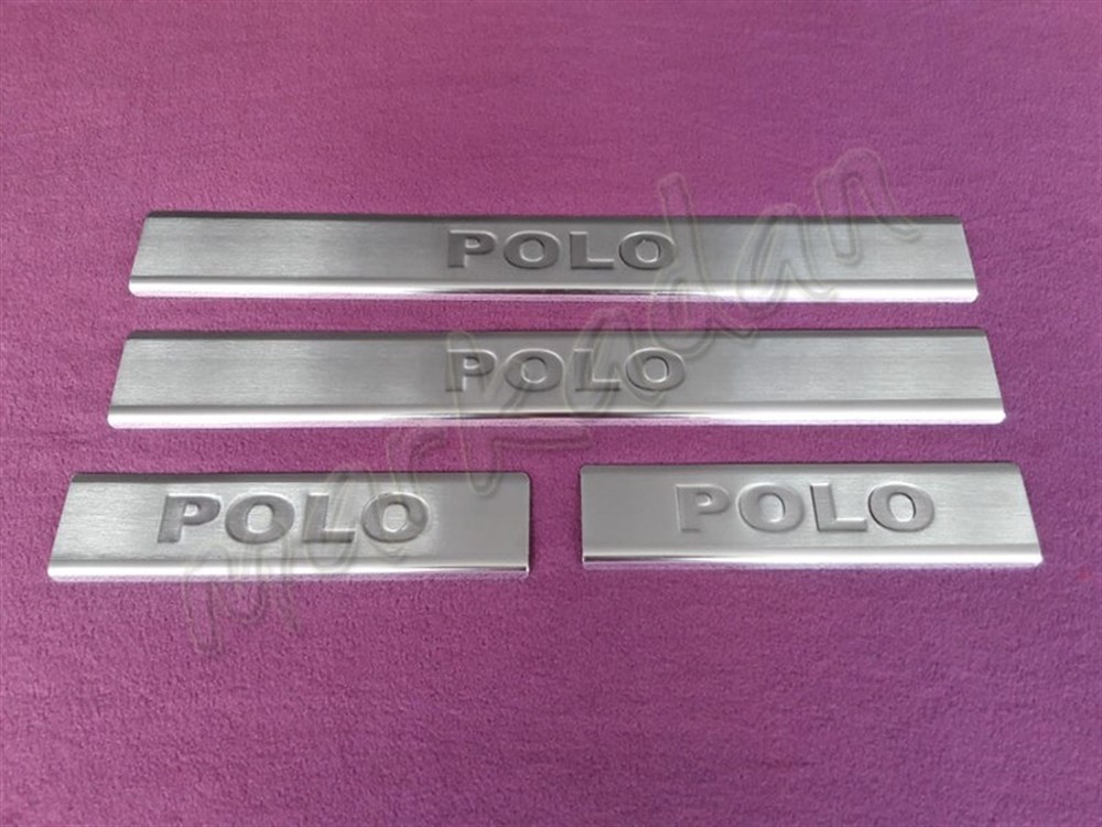 WOC Chrome VW Polo Kapı Eşiği 2009-2017 4 Parça Paslanmaz Çelik