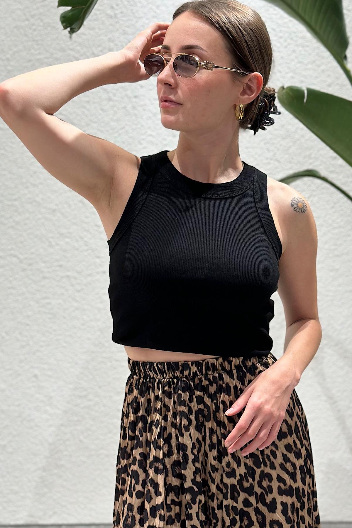 Fitilli Halter Yaka Atlet