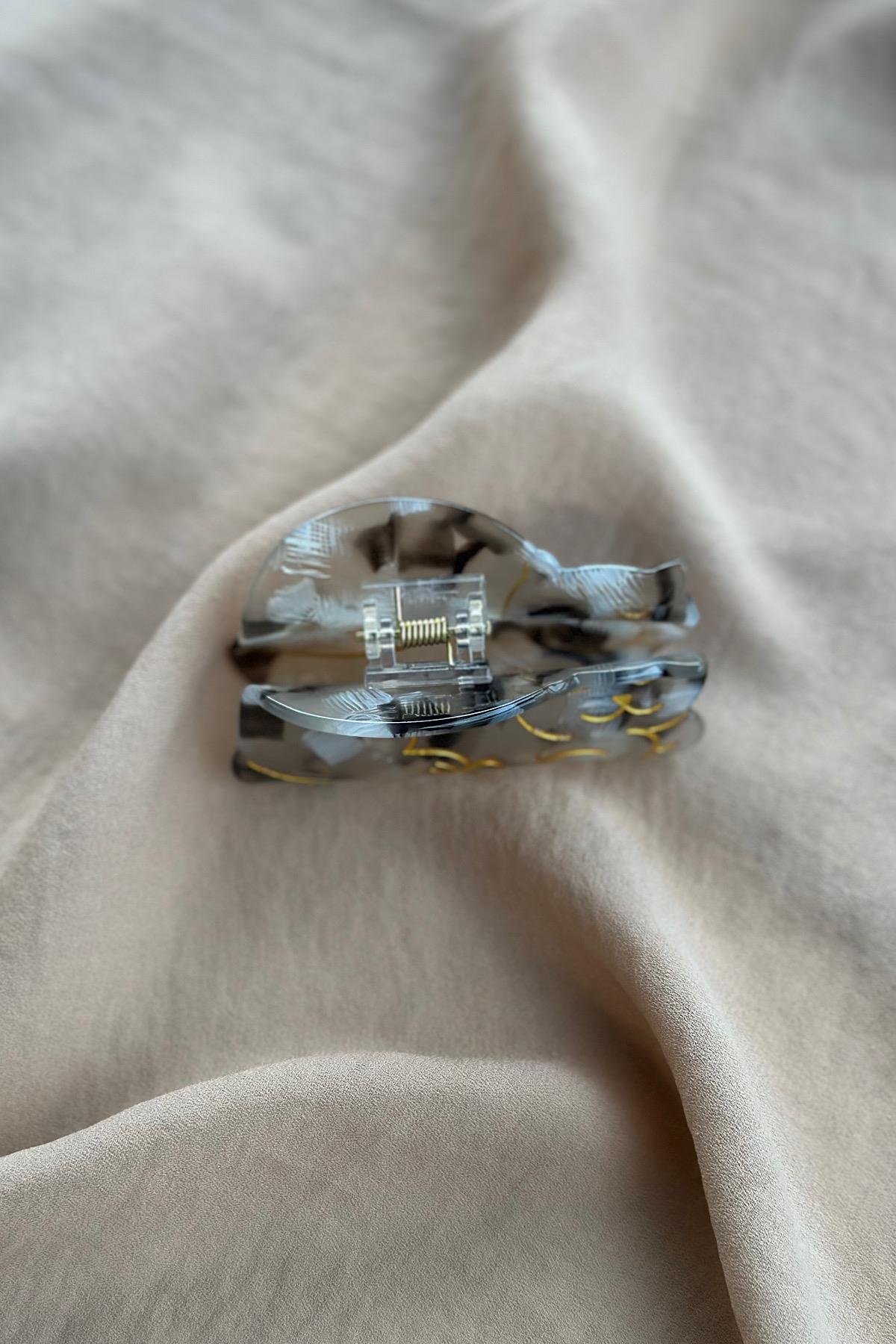 Sweat Tabble Cat Design Lüks Kemik Mandal Toka