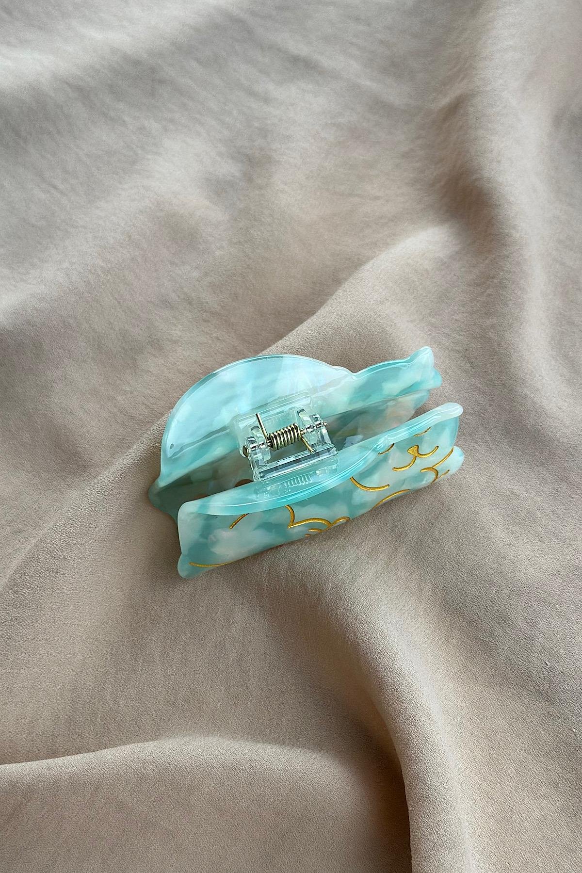 Sweat Tabble Cat Design Lüks Kemik Mandal Toka